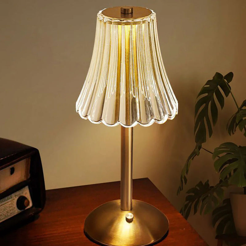 Aurora CrystalTouch – Classic Crystal LED Touch Table Lamp