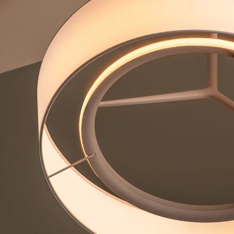 CircoLuce: Modern Minimalist LED Fabric Pendant Light