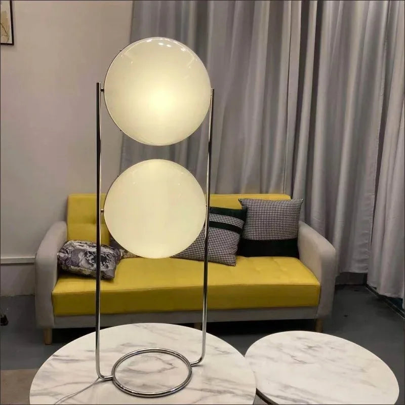 LumiSphere Art Deco LED Ball Floor Lamp