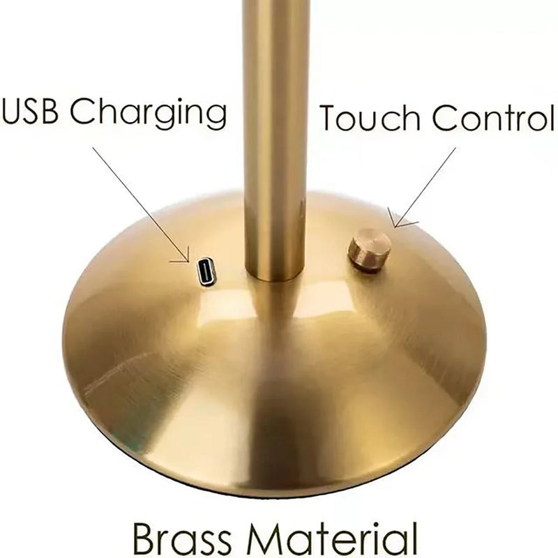 Aurora CrystalTouch – Classic Crystal LED Touch Table Lamp
