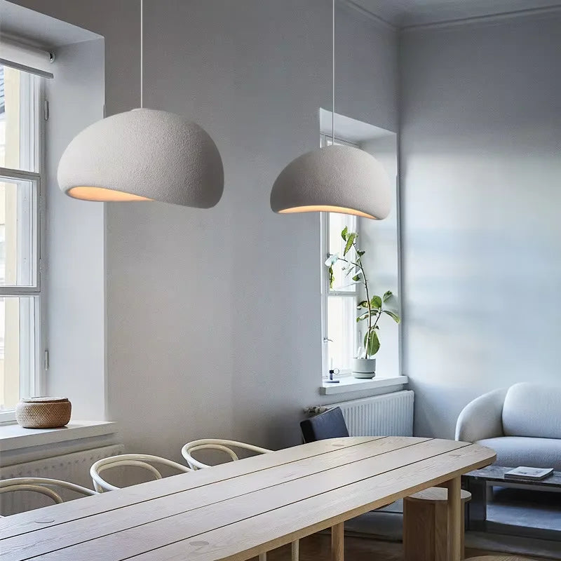 WabiGlow – Nordic Wabi Sabi LED Pendant Light for Modern Living Rooms, Bedrooms & Dining Areas