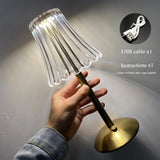 Aurora CrystalTouch – Classic Crystal LED Touch Table Lamp