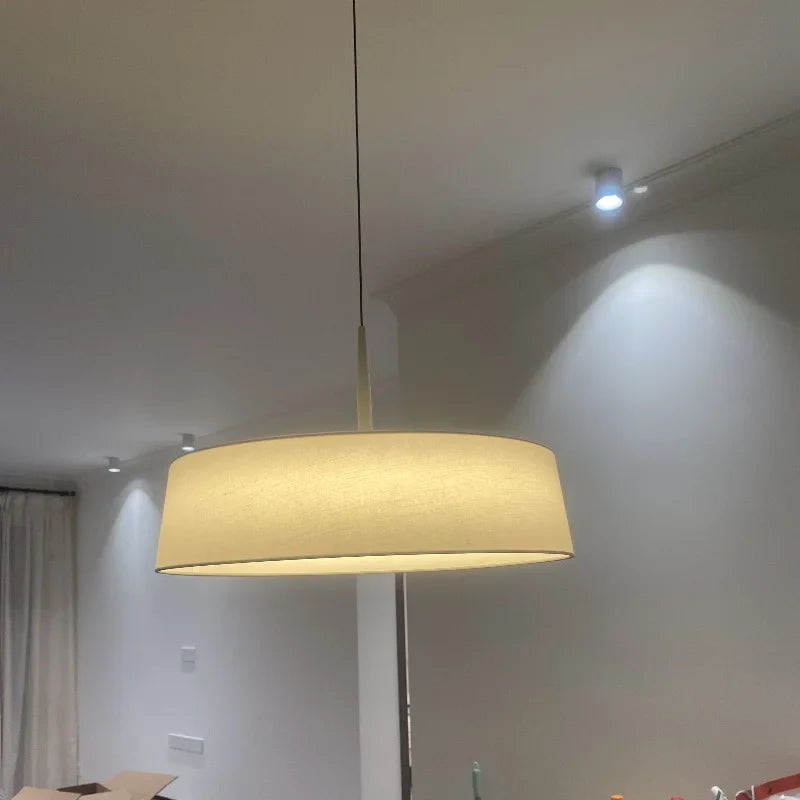 CircoLuce: Modern Minimalist LED Fabric Pendant Light
