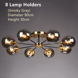 Rotor Copper Ceiling Lamp For Living Room