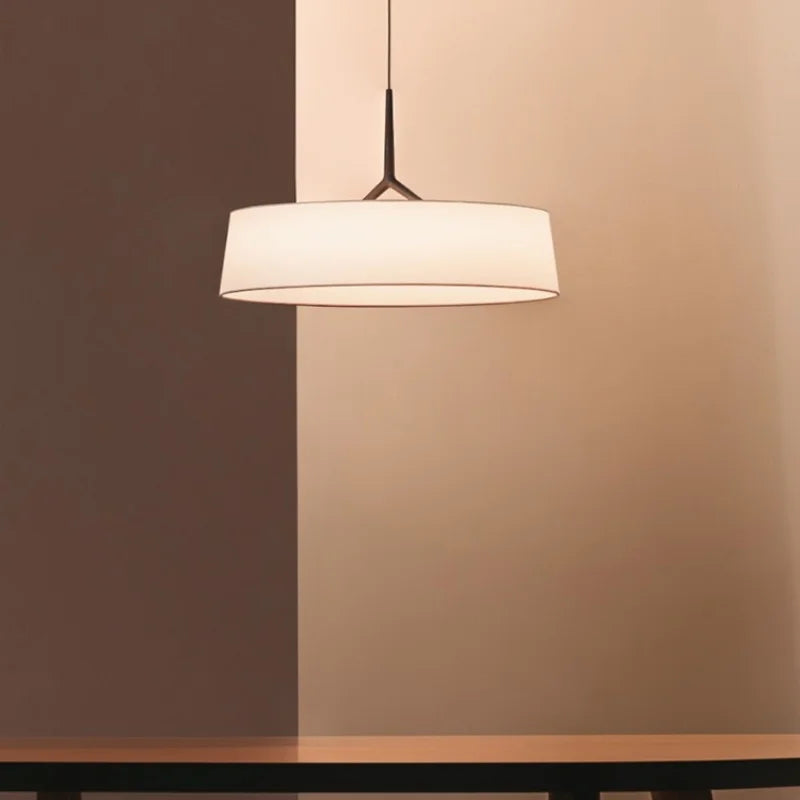 CircoLuce: Modern Minimalist LED Fabric Pendant Light