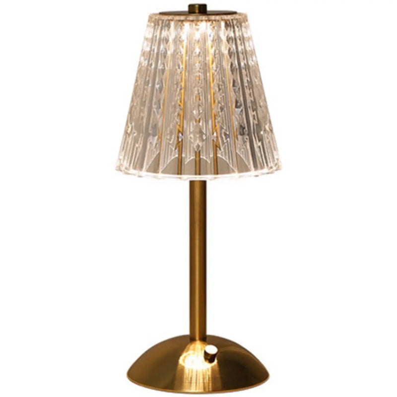 Aurora CrystalTouch – Classic Crystal LED Touch Table Lamp