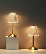 Aurora CrystalTouch – Classic Crystal LED Touch Table Lamp