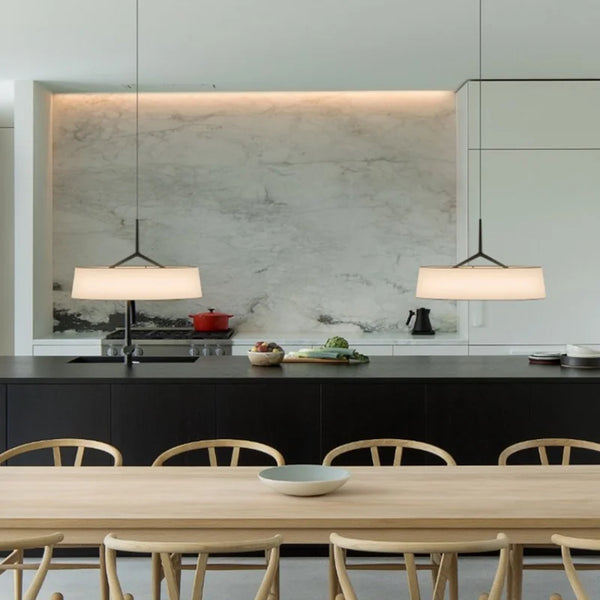 CircoLuce: Modern Minimalist LED Fabric Pendant Light