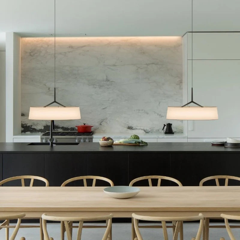 CircoLuce: Modern Minimalist LED Fabric Pendant Light