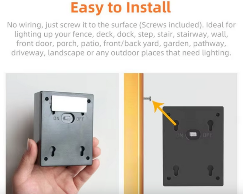 Wireless Led Solar Wall Lights Deluxe