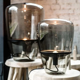 AuroraGlow – Nordic Designer Glass LED Table Lamp