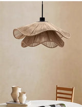 WabiRope Aura: Nordic Wabi Sabi Hemp Rope LED Pendant Light
