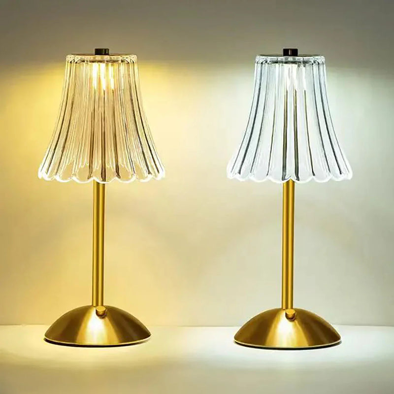 Aurora CrystalTouch – Classic Crystal LED Touch Table Lamp