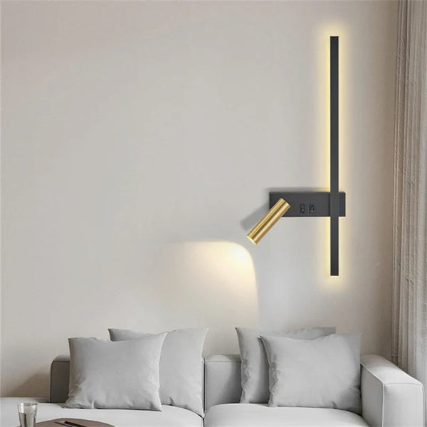 AuroraLuma Nordic Dual LED Wall Lamp