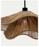 WabiRope Aura: Nordic Wabi Sabi Hemp Rope LED Pendant Light