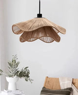 WabiRope Aura: Nordic Wabi Sabi Hemp Rope LED Pendant Light