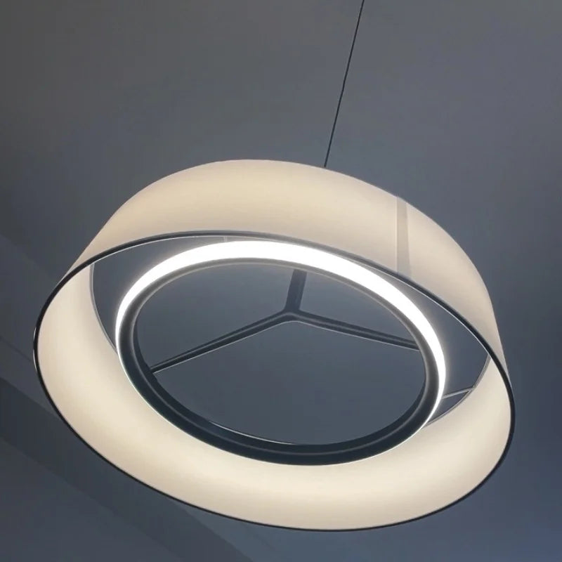 CircoLuce: Modern Minimalist LED Fabric Pendant Light