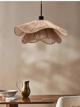 WabiRope Aura: Nordic Wabi Sabi Hemp Rope LED Pendant Light