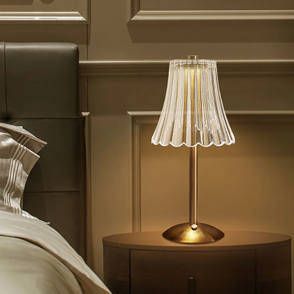 Aurora CrystalTouch – Classic Crystal LED Touch Table Lamp