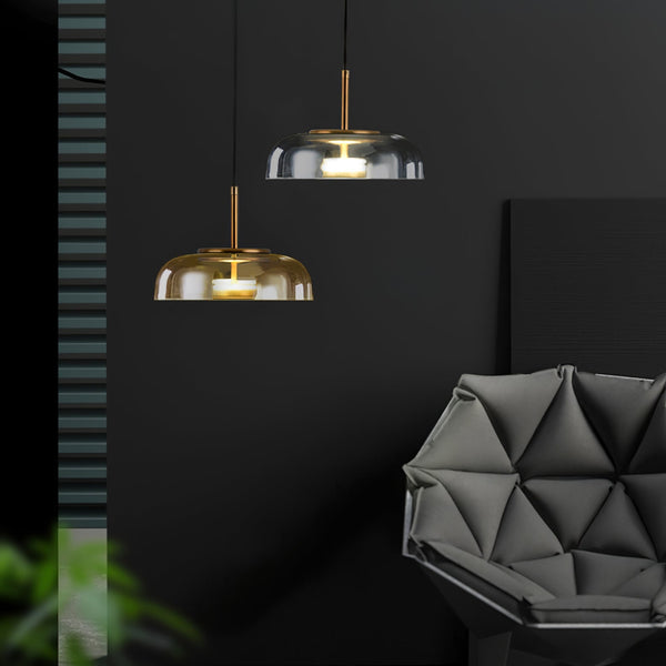 Modern Solara Pendant Lamp Of Glass