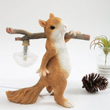 Atmospheric Squirrel Table Lamp