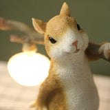 Atmospheric Squirrel Table Lamp