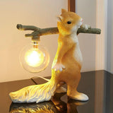 Atmospheric Squirrel Table Lamp