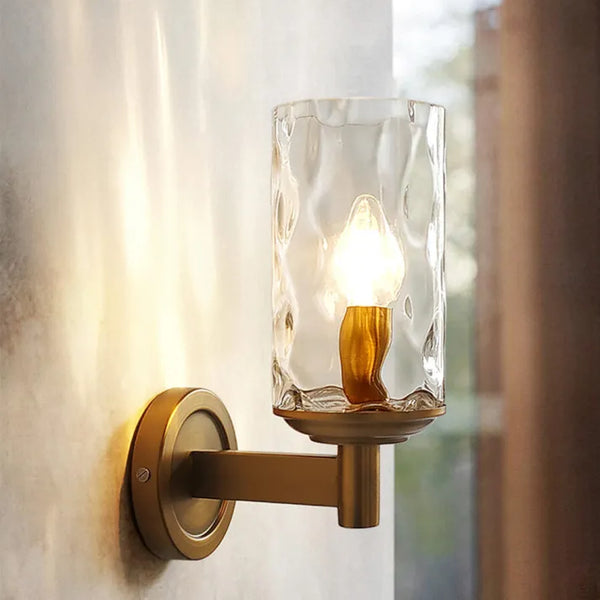 Classic Retro Glass Wall Lamp For The Bedroom