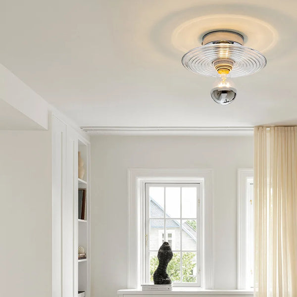 Vintage LED Glass Wall Light