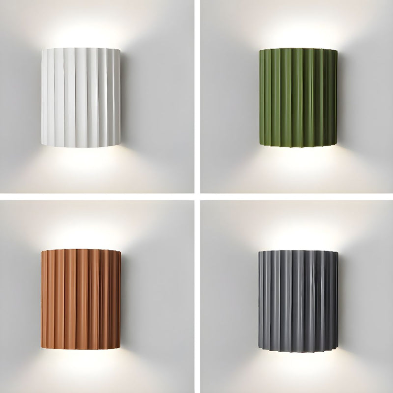 Modern Resin Semicircular Wall Lamp For The Living Room