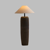 Weathered Wooden Floor Lamp