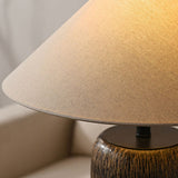 Weathered Wooden Floor Lamp