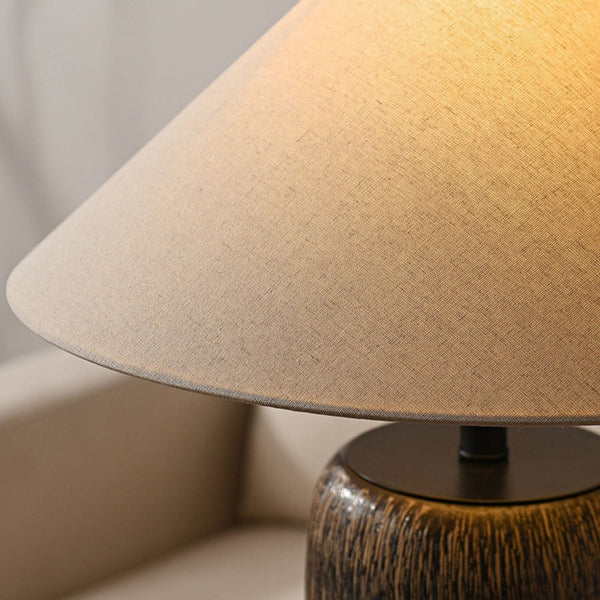 Weathered Wooden Floor Lamp