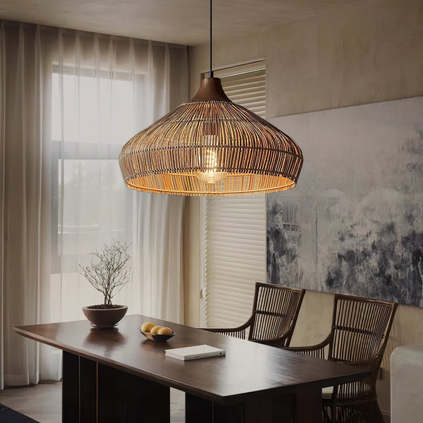 Wicker Rattan Pendant Lamp