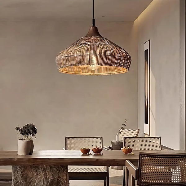 Wicker Rattan Pendant Lamp