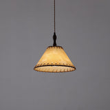 Wood and Fabric Series Pendant Lamp