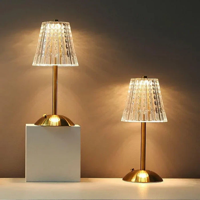 Classic Gold Crystal Table Lamp