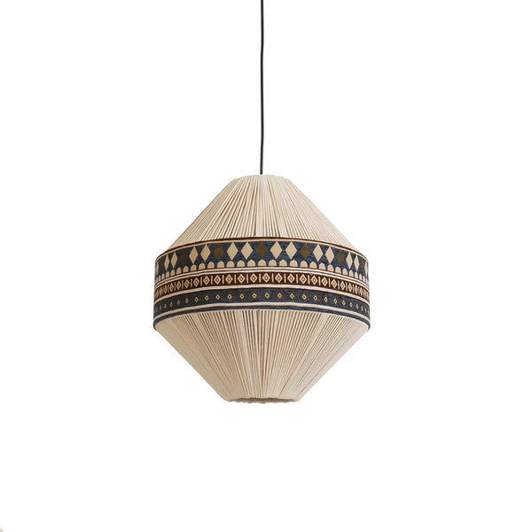 Woven Bohemian Fringe Pendant Lamp