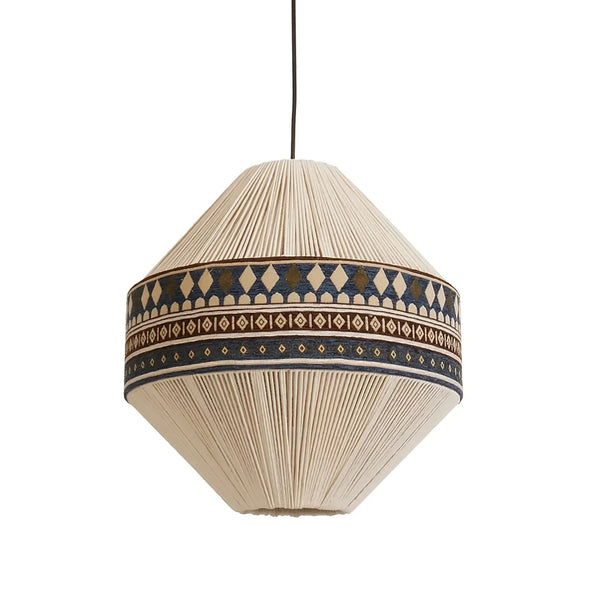 Woven Bohemian Fringe Pendant Lamp