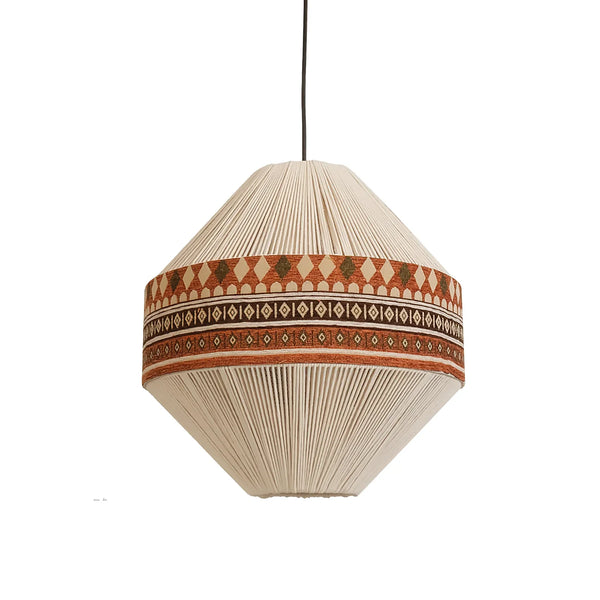 Woven Bohemian Fringe Pendant Lamp