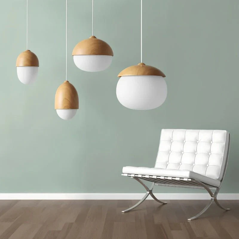 Modern Castanea Glass Pendant Lamp