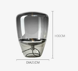 AuroraGlow – Nordic Designer Glass LED Table Lamp