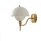 Mushroom Wall Lamp In Cream Color