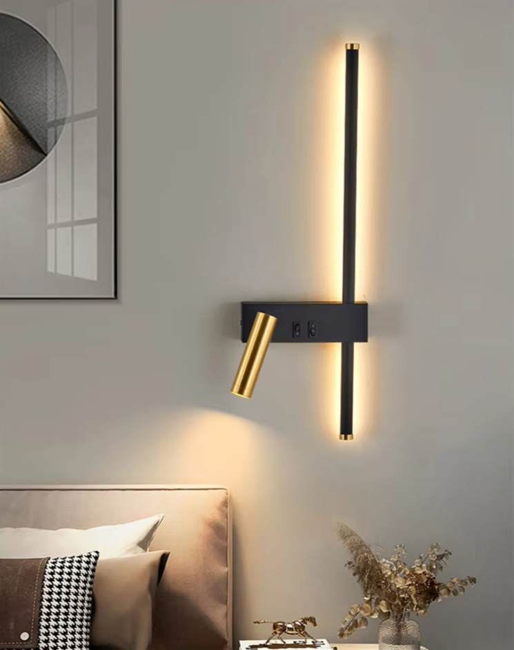AuroraLuma Nordic Dual LED Wall Lamp