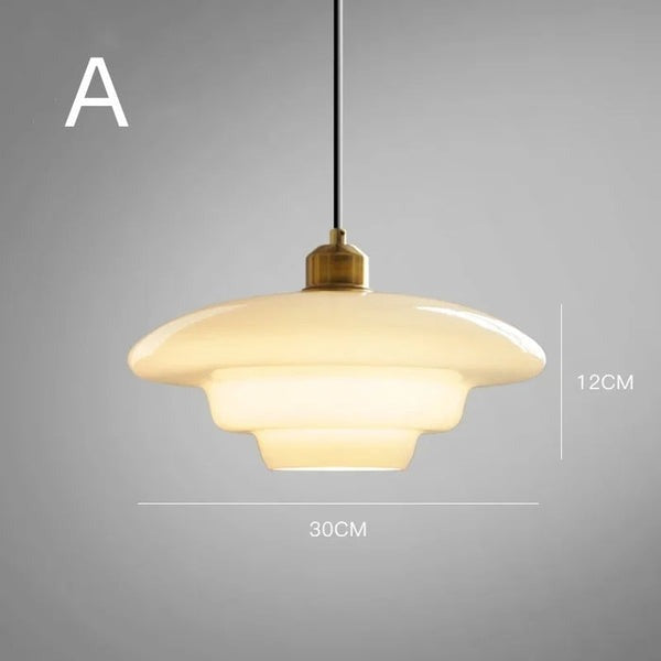White Glass Pendant Lamp