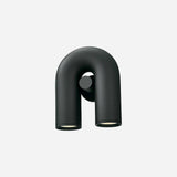Playful U-Shaped Circus Wall Lamp