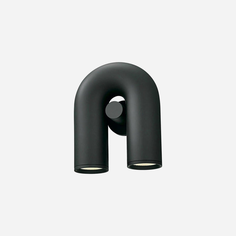 Playful U-Shaped Circus Wall Lamp