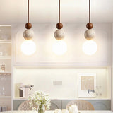 Modern Travertine Pendant Lamp In Simple Style