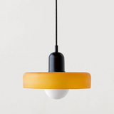 Bauhaus Pendant Lamp Made of Colored Glass