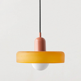 Bauhaus Pendant Lamp Made of Colored Glass